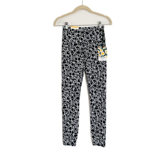 Diane Von Furstenberg x Target Cracked Glass Black & White Leggings Size XXS NWT - Picture 4 of 5